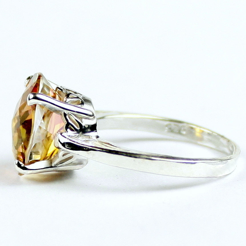 Sterling Silver Ladies Ring Twilight Fire Topaz SR055 Image 3