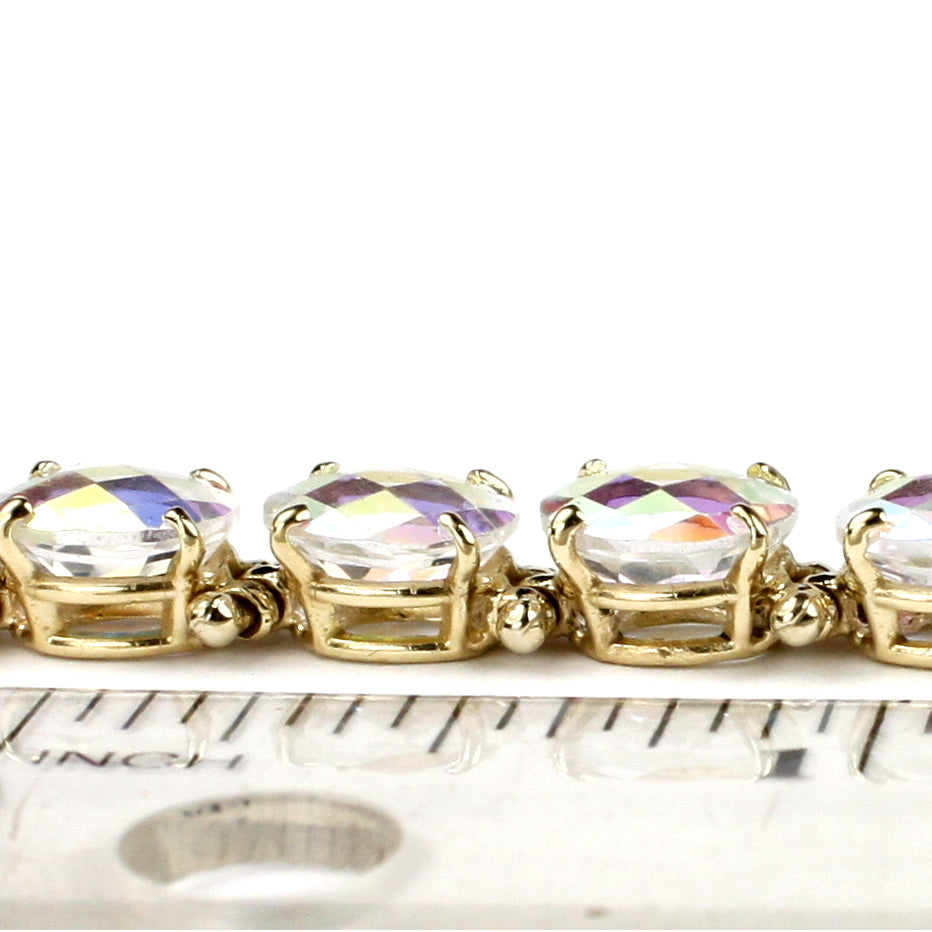 10KY Gold Bracelet Mercury Mist Topaz B002 Image 4