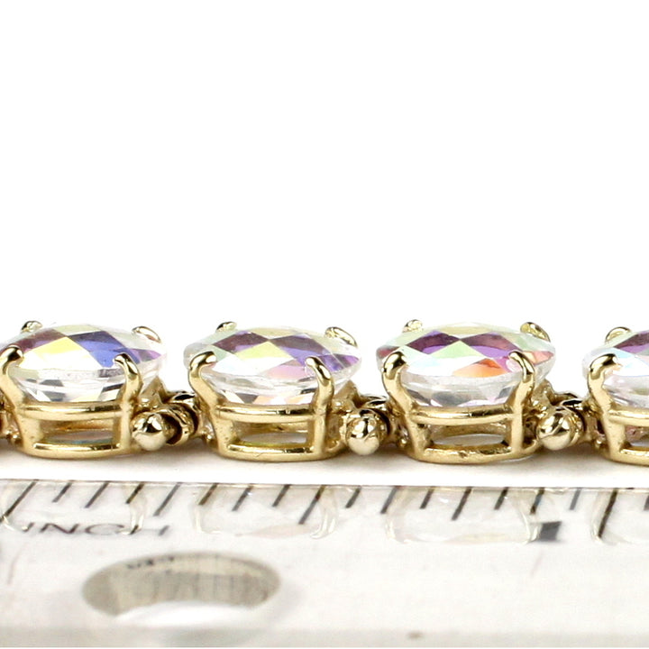 10KY Gold Bracelet Mercury Mist Topaz B002 Image 4