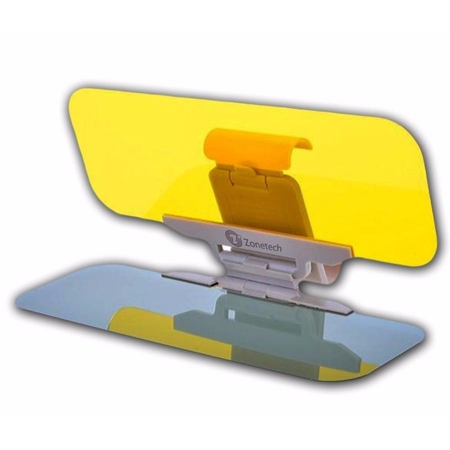Zone Tech Anti Glare Sun Car Visor Day Night Vision Shield Driving View Extender Image 1