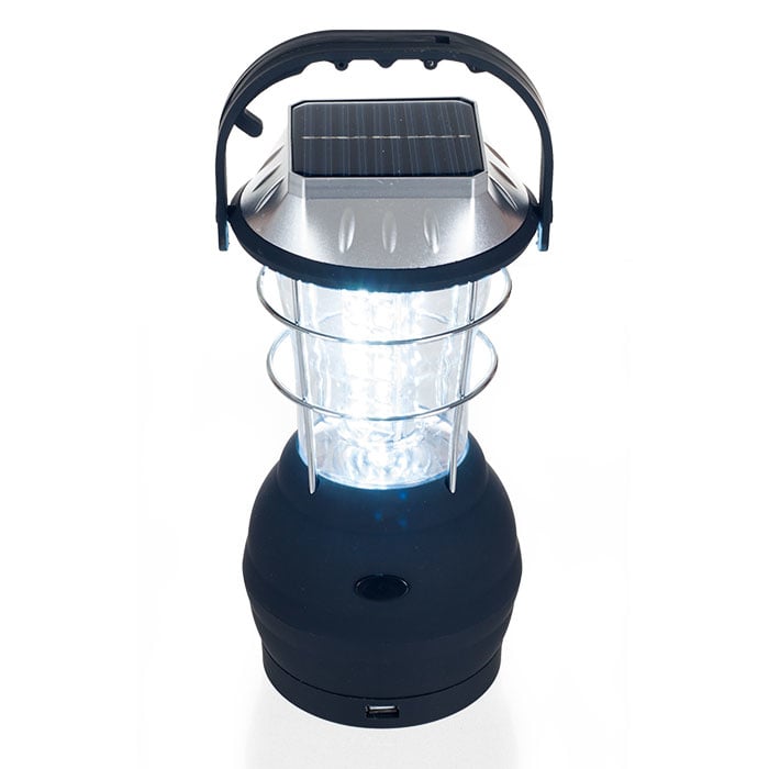 Stalwart 36 LED Solar Dynamo Camping Lantern Portable Lightweight USB Charger Image 1