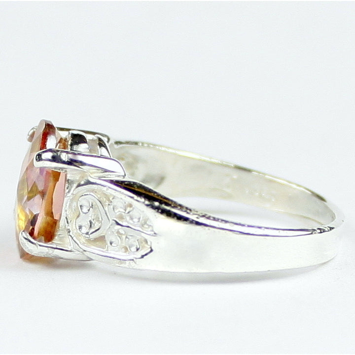 SR369 Twilight Fire Topaz 925 Sterling Silver Ladies Ring, Image 3