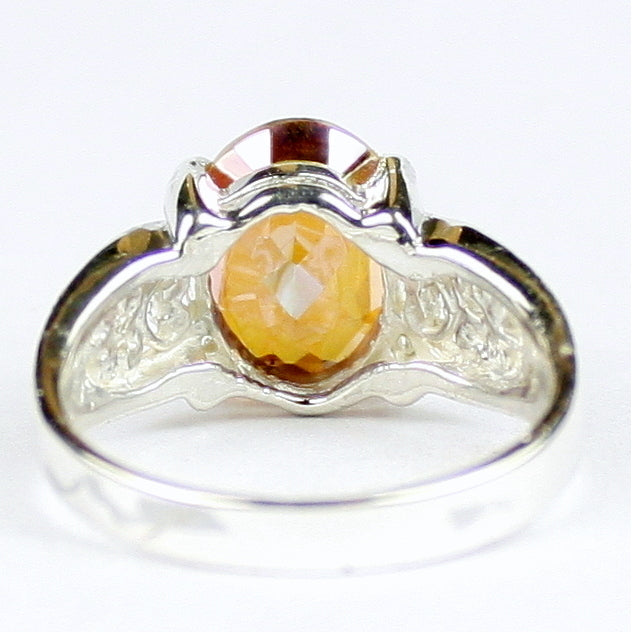 SR369 Twilight Fire Topaz 925 Sterling Silver Ladies Ring, Image 4