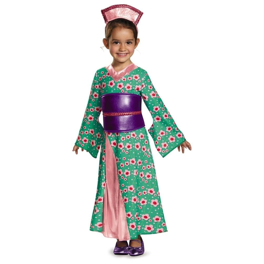 Japanese Kimono Princess Geisha Baby Toddler size 12-18 MO Costume Dress Headband Belt Disguise Image 1