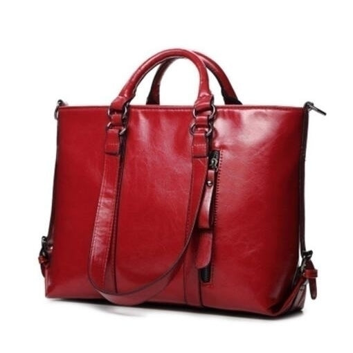 Fashion Bags Tote Women Leather Handbags Women Messenger Bags Shoulder Bags Hot Vintage Bags Popular Image 2