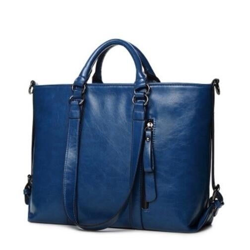 Fashion Bags Tote Women Leather Handbags Women Messenger Bags Shoulder Bags Hot Vintage Bags Popular Image 3