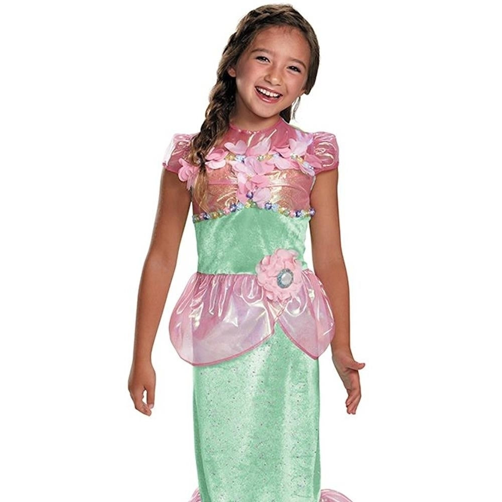 Storybook Magical Mermaid Princess size XS 3T-4T Dress Costume Toddler Kids Girls Disguise Image 2