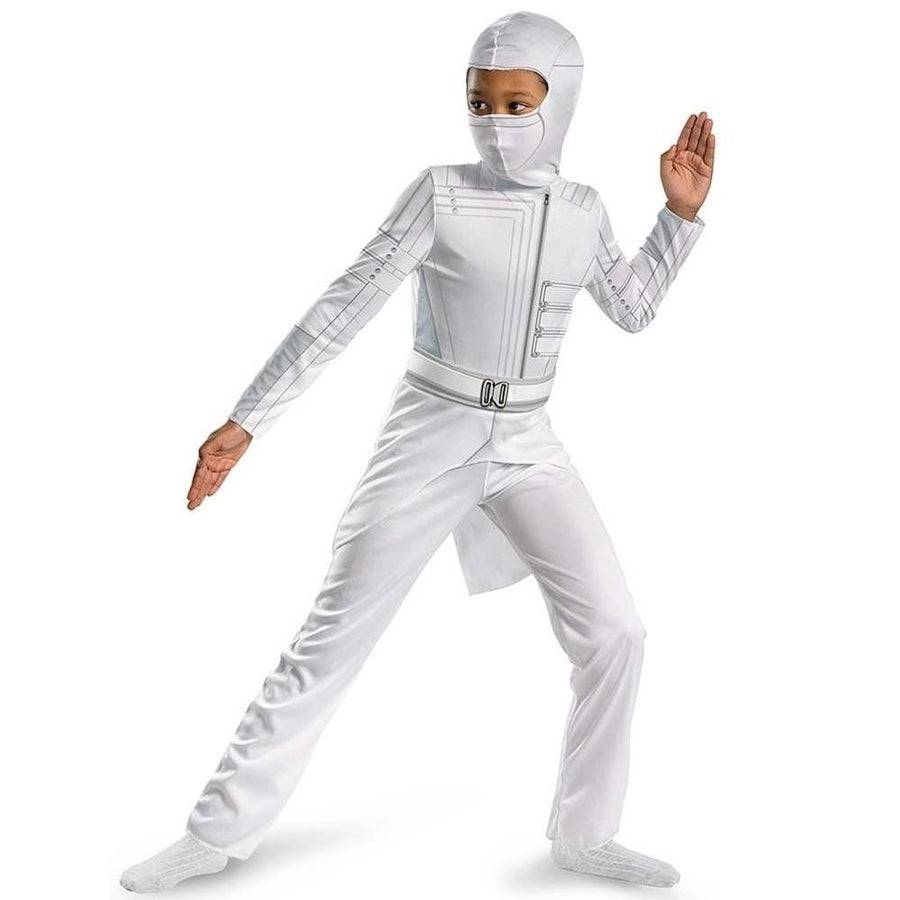 GI Joe Storm Shadow Classic Costume size S 4/6 Kids Outfit Coat Jumpsuit Disguise Image 1