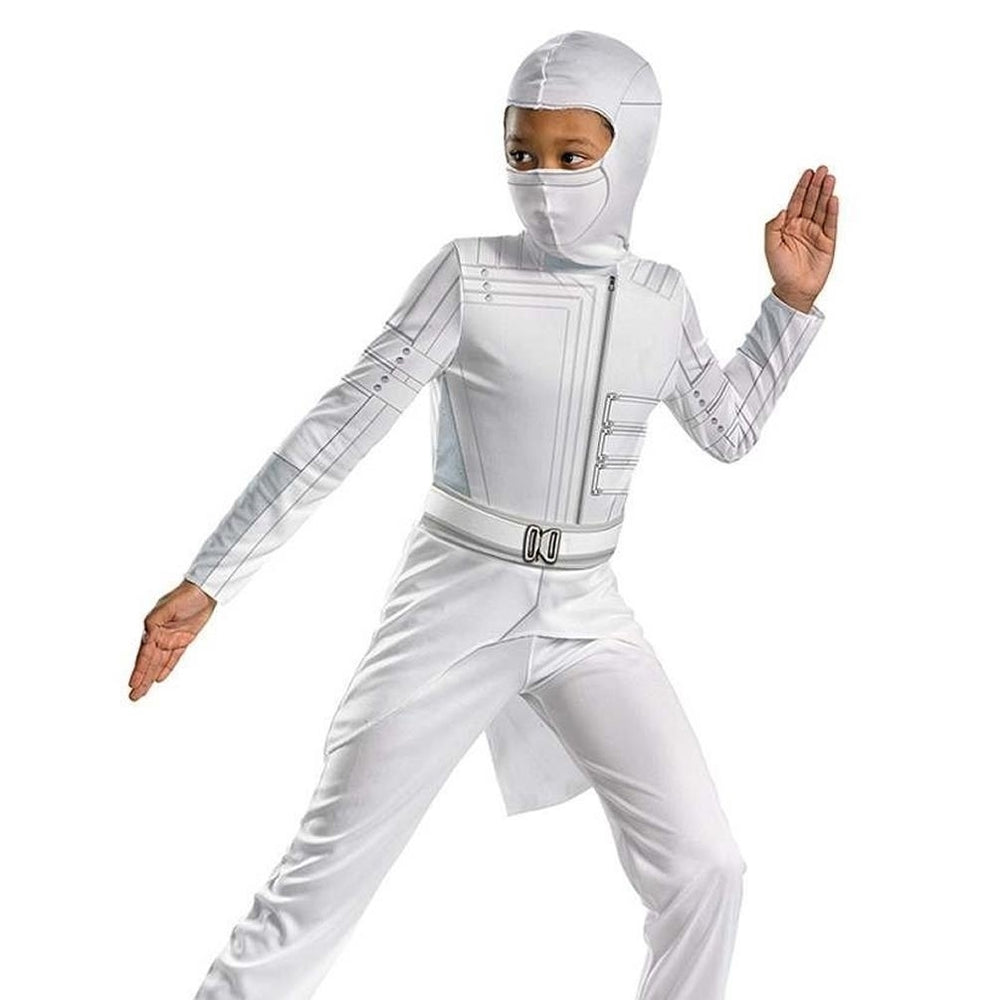 GI Joe Storm Shadow Classic Costume size S 4/6 Kids Outfit Coat Jumpsuit Disguise Image 2