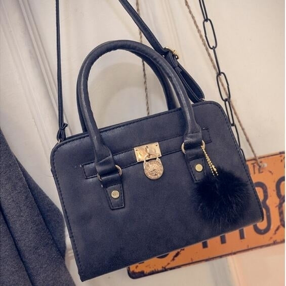 Lady PU Leather Shoulder Bag Totes Purse Messenger Handbag Image 6