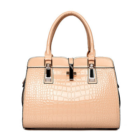 Fashion Big Bags Women Cowhide Handbag Bag Shoulder bag Vintage crocodile Image 4