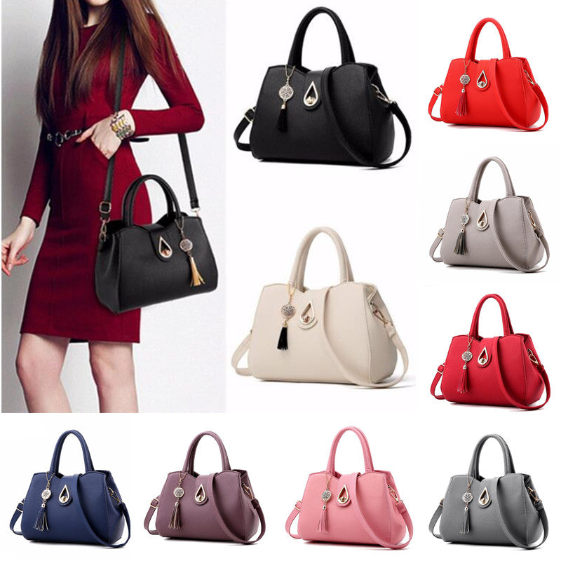 Women Lady Leather Handbag Shoulder Bag Messenger Satchel Shoulder Crossbody Bag Image 1