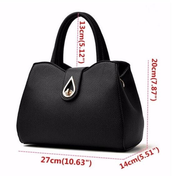 Women Lady Leather Handbag Shoulder Bag Messenger Satchel Shoulder Crossbody Bag Image 3