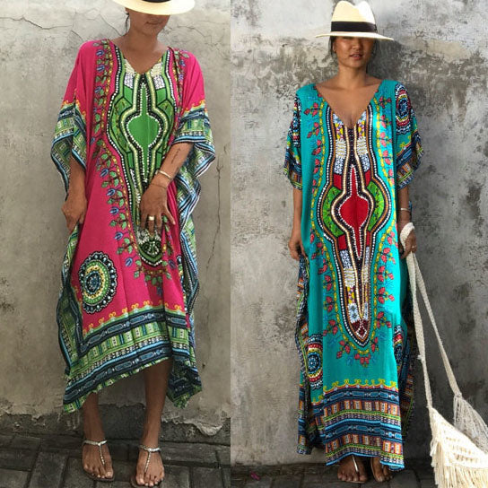 Dashiki Dress African Kaftan Dress Image 1