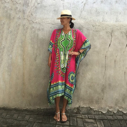 Dashiki Dress African Kaftan Dress Image 2