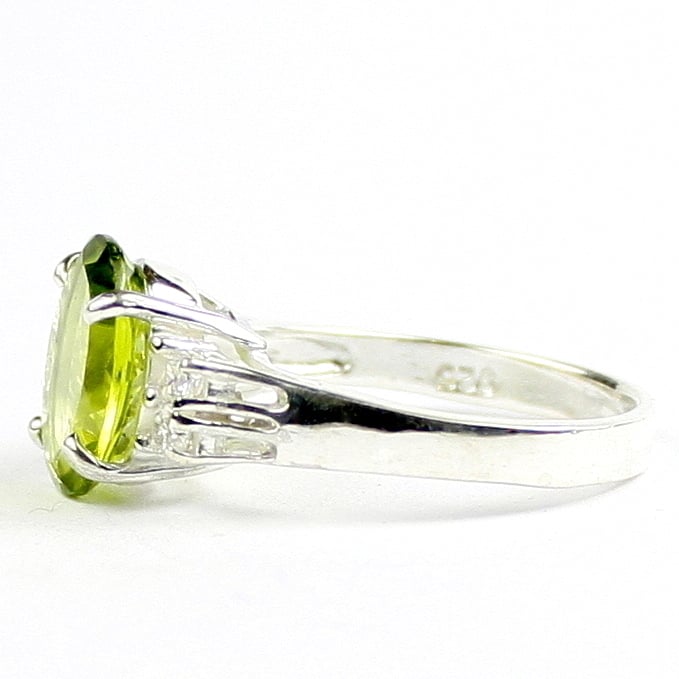 Peridot 925 Sterling Silver Ring SR123 Image 3