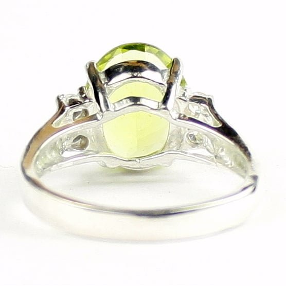 Peridot 925 Sterling Silver Ring SR123 Image 4