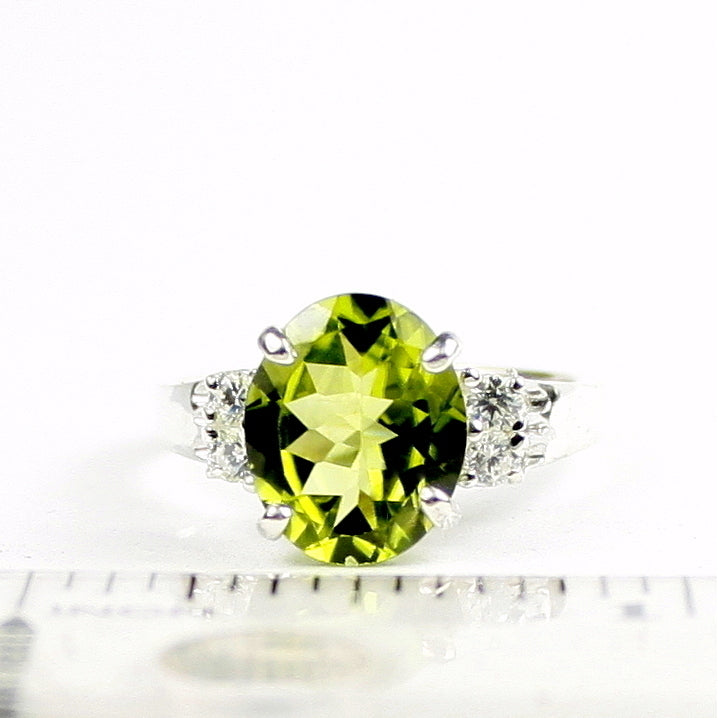 Peridot 925 Sterling Silver Ring SR123 Image 4