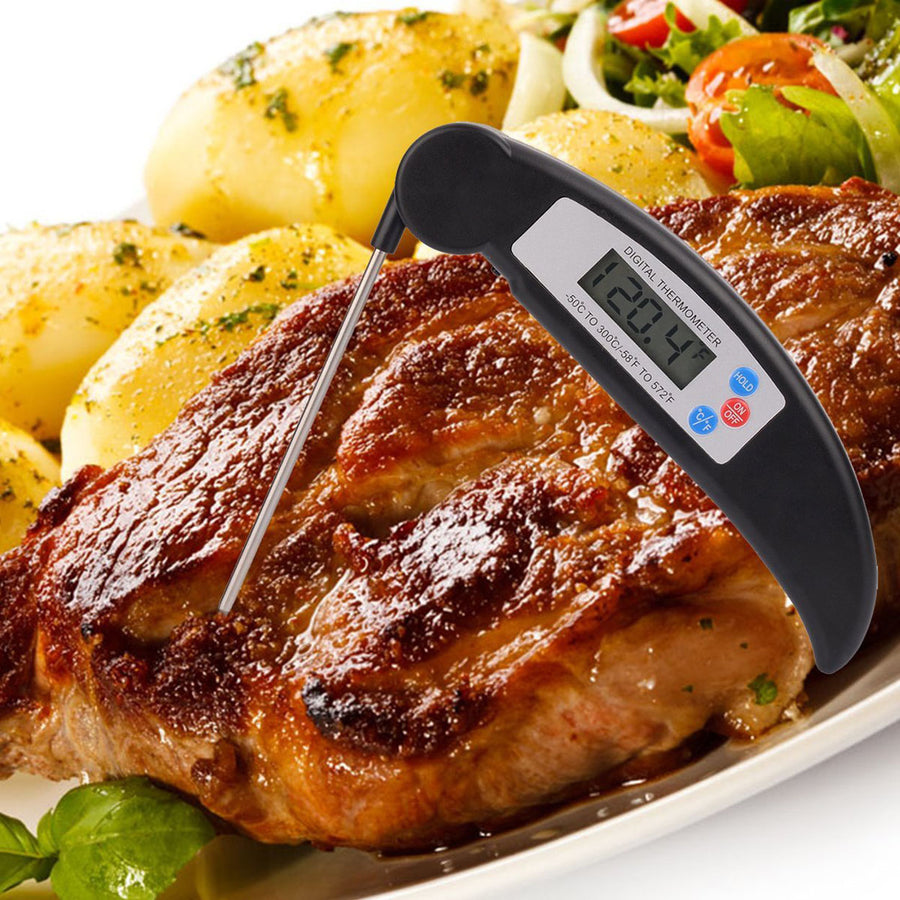 Instant Read Digital Cooking Thermometer with Collapsible Internal Probe Image 1