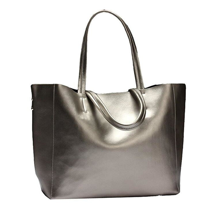 Womens Handbag Soft Leather Tote Shoulder Bag Image 4