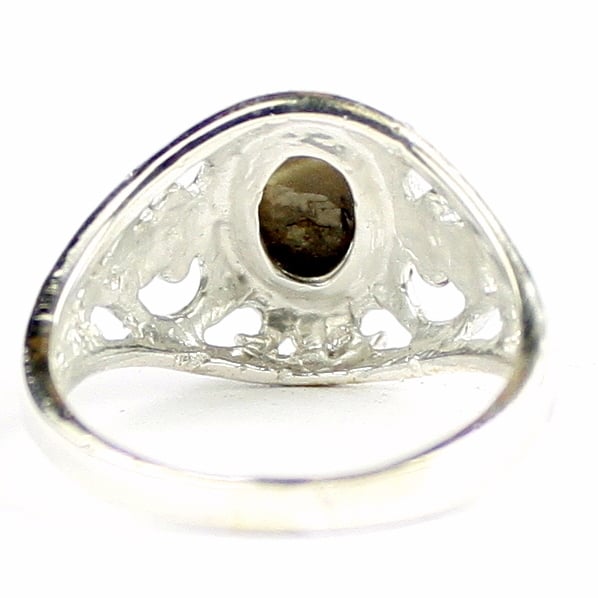 Black Star Sapphire Sterling Silver Ladies Ring SR111 Image 4