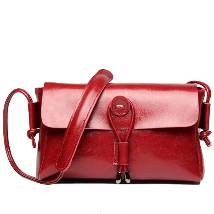 Womens Fashion Handbag Leather Envelope Crossbody Shoulder Bag Image 4