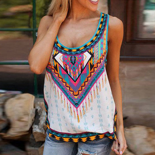 Aztec Boho Tank Top (Size From S to 5XL) Image 3