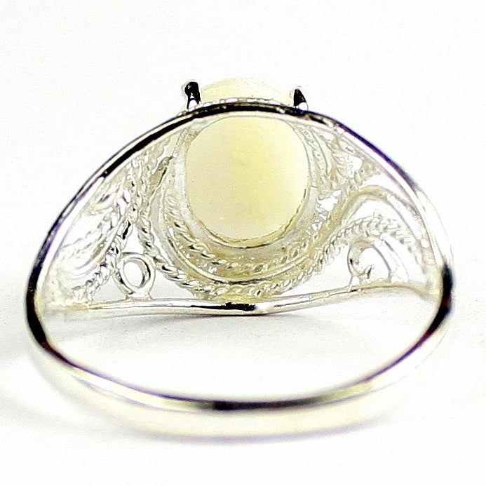 Mother of Pearl 925 Sterling Silver Ladies Ring SR083 Image 4