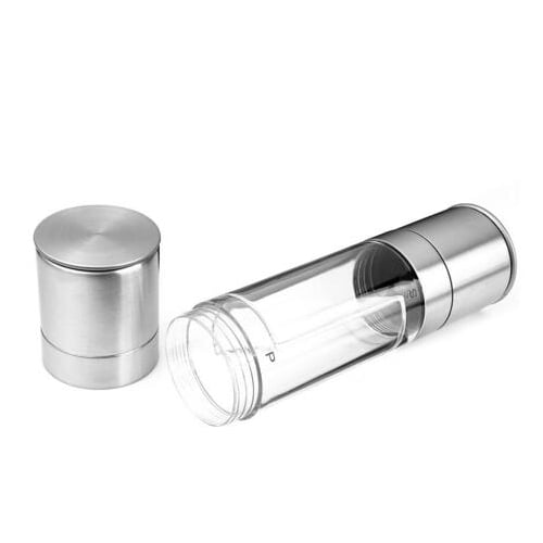 2 In 1 Stainless Steel Manual Pepper Salt Spice Mill Grinder Image 6