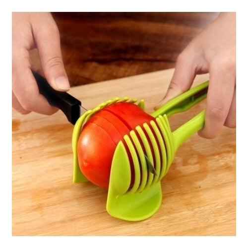 Vegetable Fruit Slicer Egg Peel Cutter Holder Image 1