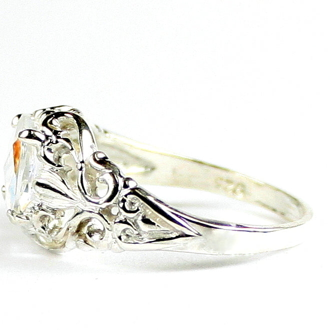 SR113 Mercury Mist Topaz 925 Sterling Silver Ring, Image 3