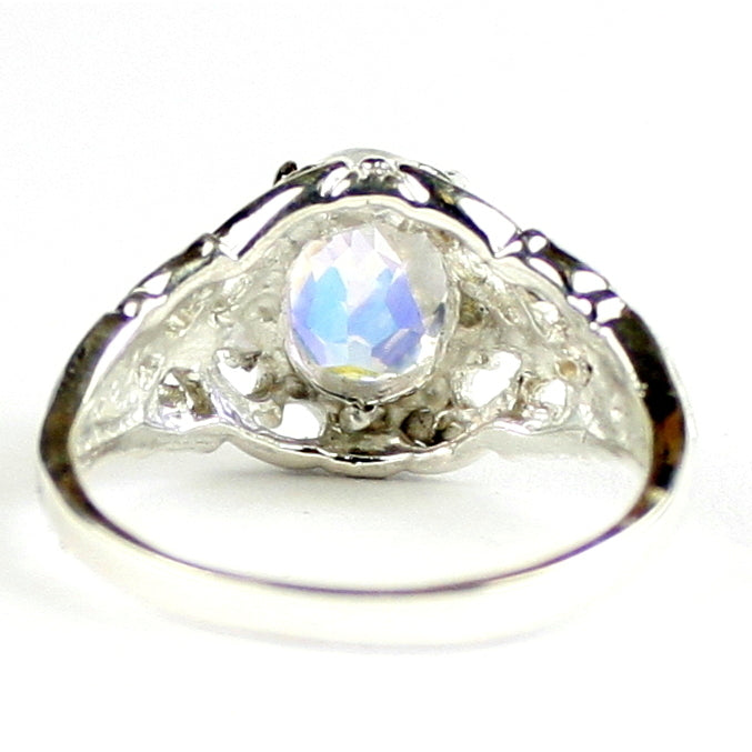 SR113 Mercury Mist Topaz 925 Sterling Silver Ring, Image 4