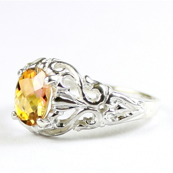 SR113 Twilight Fire Topaz 925 Sterling Silver Ring, Image 2