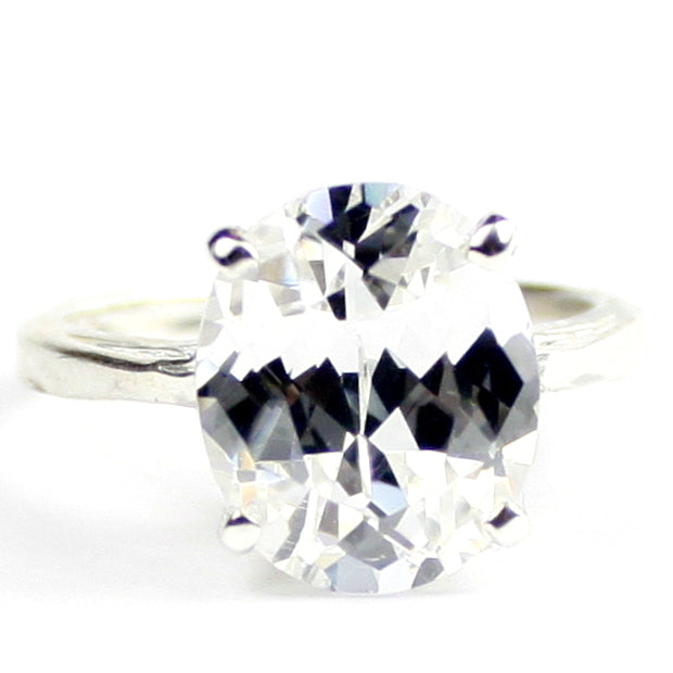 Sterling Silver Ladies Ring Cubic Zirconia SR055 Image 1