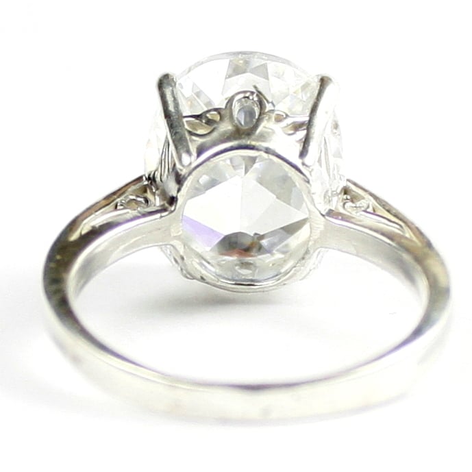 Sterling Silver Ladies Ring Cubic Zirconia SR055 Image 4