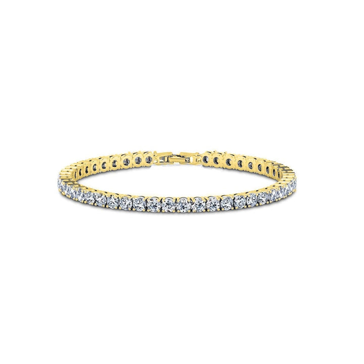 10.00 CTTW Cubic Zirconia Tennis Bracelet 18K White Yellow Rose Gold 7.5 inch Image 1