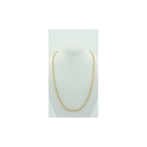 14K Gold Rope 24 Inch Chain 14K Gold Filled Image 1