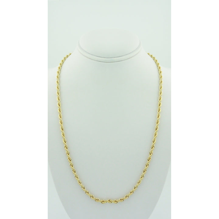 2MM Gold rope chain 24 14K Gold Filled Image 1