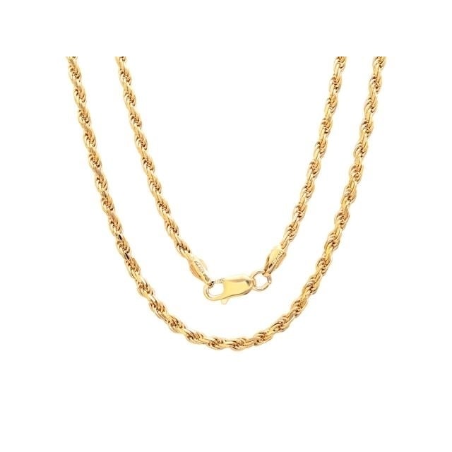 Gold Filled 2MM Rope chain Image 1