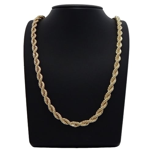 14K Gold Filled Rope Chain 24" unisex Image 1