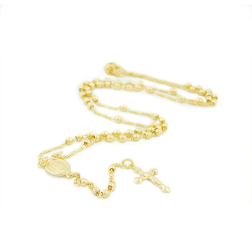 14K Gold Filled Guadalupe Rosary unisex Image 1