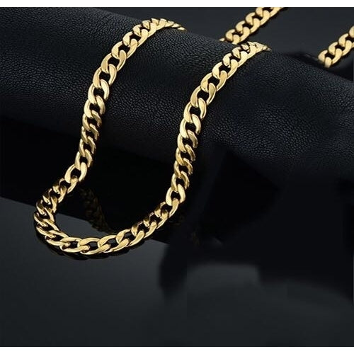 14k Gold Filled Cuban Link Chain unisex Image 1