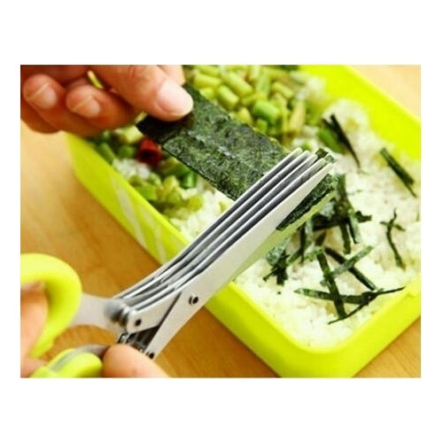 Multi-functional Stainless Steel Kitchen Knives Multi-Layers Scissors Image 2