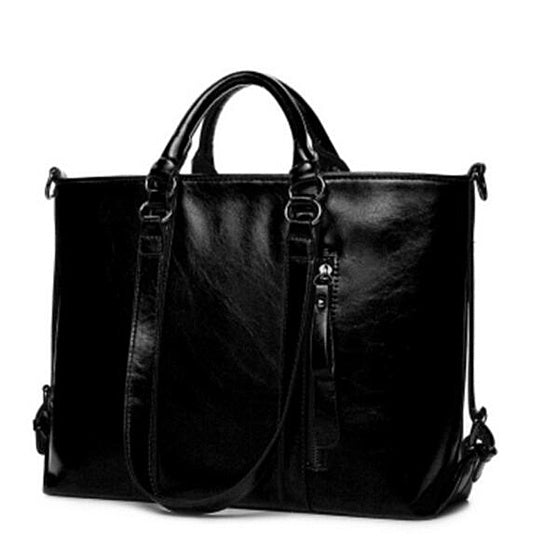 Fashion PU Tote Women Leather Handbags Messenger Shoulder Bags Image 2