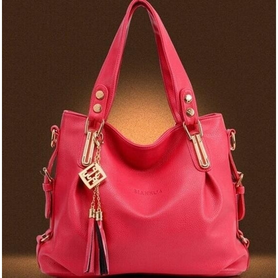 Womens Fashion Casual Leather Handbags Totes Image 4