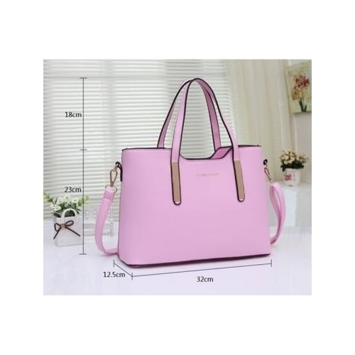 Ladies PU Leather Handbags Casual Shoulder Bags Image 6