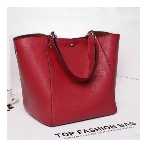 Women Tote leather Handbag Shoulder Messenger bag Image 4