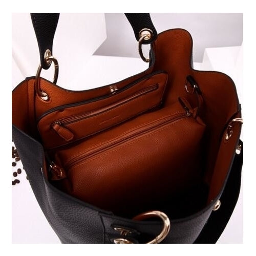 Women Tote leather Handbag Shoulder Messenger bag Image 6