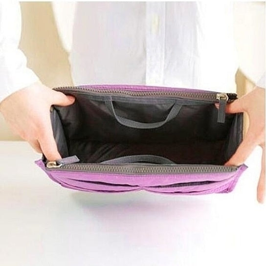 Women Travel Insert Handbag Organiser Purse Image 4