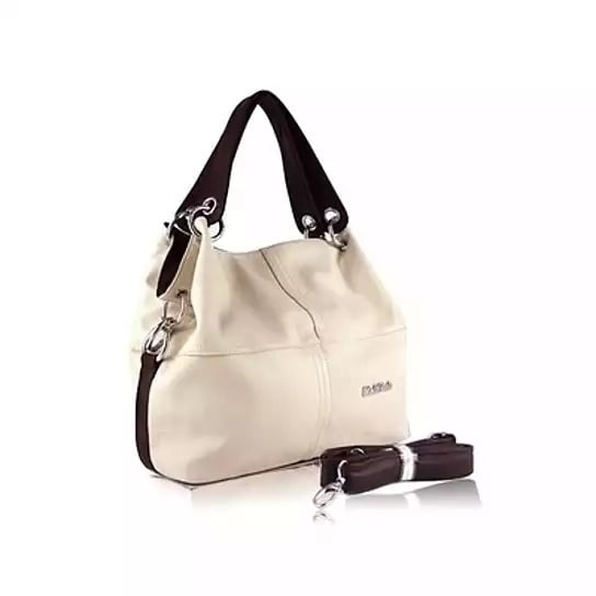 Women PU Leather Splice Grafting Vintage Hobo Shoulder Bags Image 1